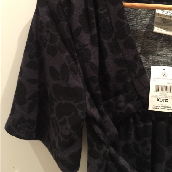725 Originals Ladies Black And Gray Dress Size XL So Soft - Picture 4 of 6